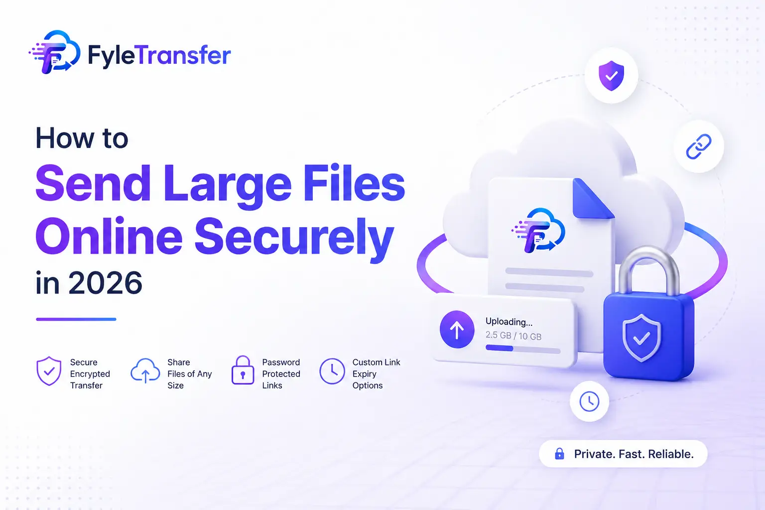 How to Send Large Files Online Securely in 2026