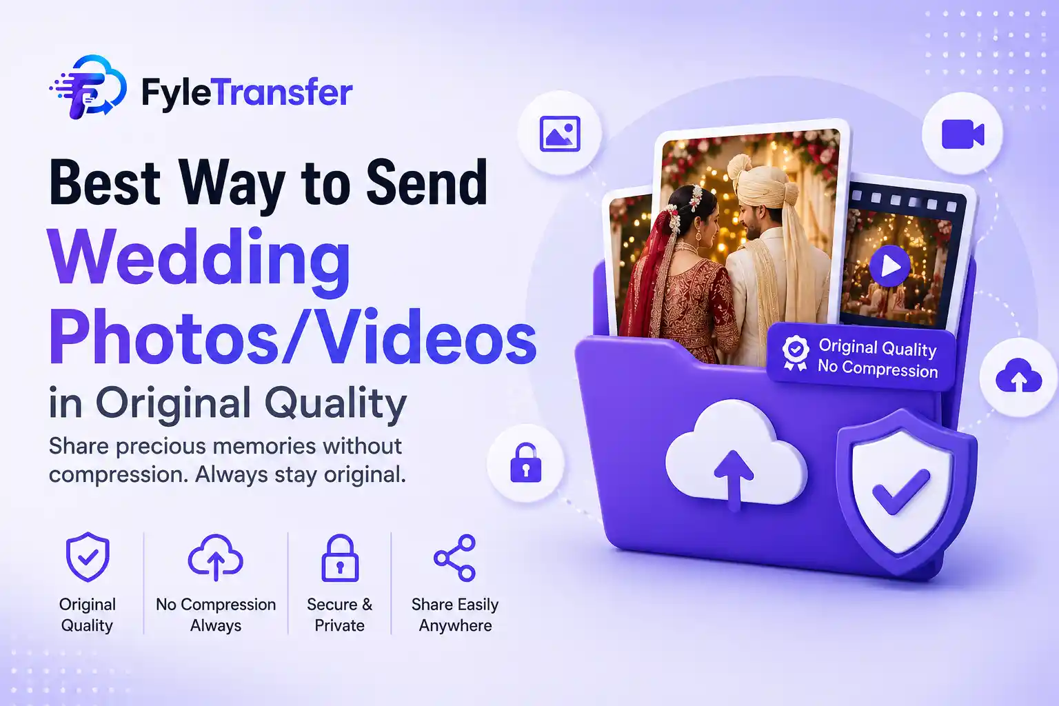 Best Way to Send Wedding Photos/Videos in Original Quality