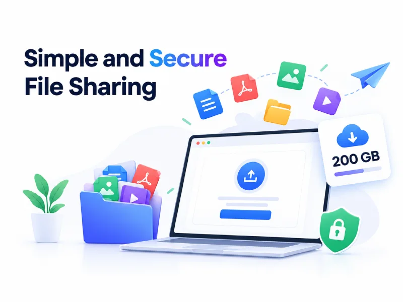 Simple and secure file sharing